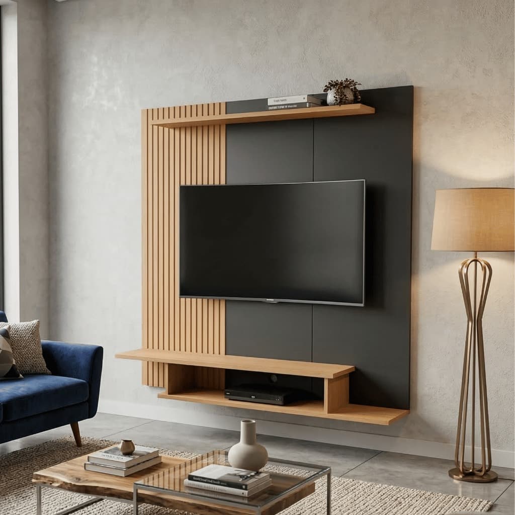 Painel França para TV até 55'' polegadas – Elegância e Praticidade