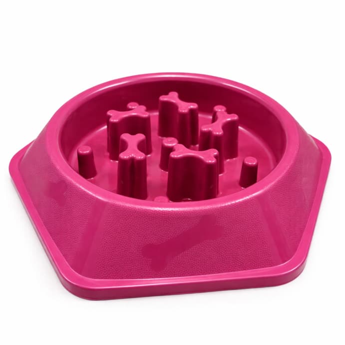 Comedouro Lento para Cachorro Educador Interativo Labirinto Anti Engasgo Comilão 600ml Pote Ração