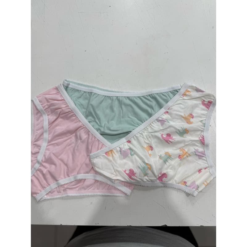 Kit 3 Calcinhas Infantil Menina 100% Algodão Conforto Maciez Durável Brandili Bebê Infantil Oferta