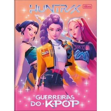 Caderno brochura Guerreiras do KPOP 48 folhas Tilibra