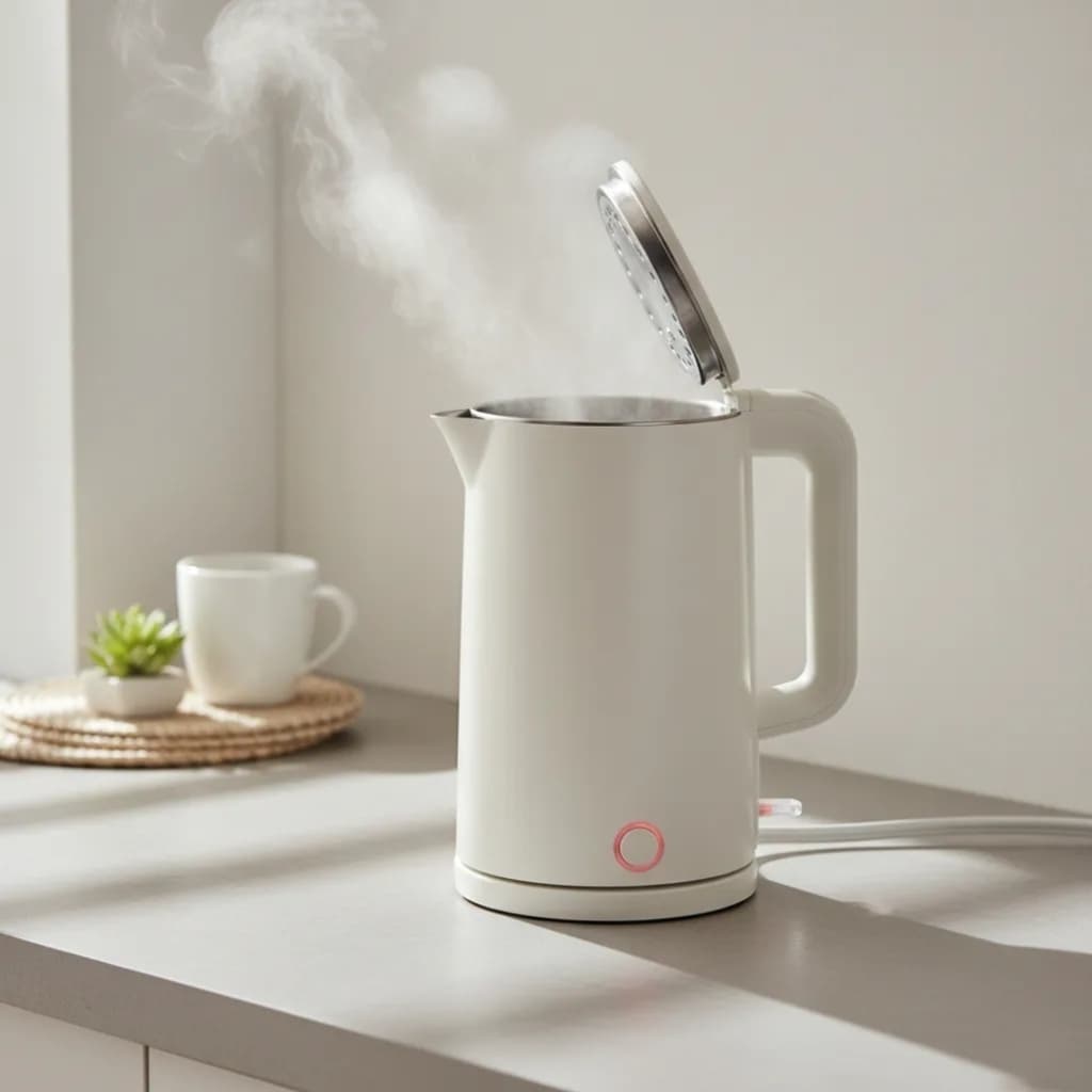 Chaleira Elétrica Onistek 1.8L 1500W Branca Rápida 220V Premium CL203
