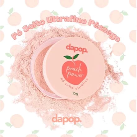 Pó Solto UltraFino Peach Power Dapop