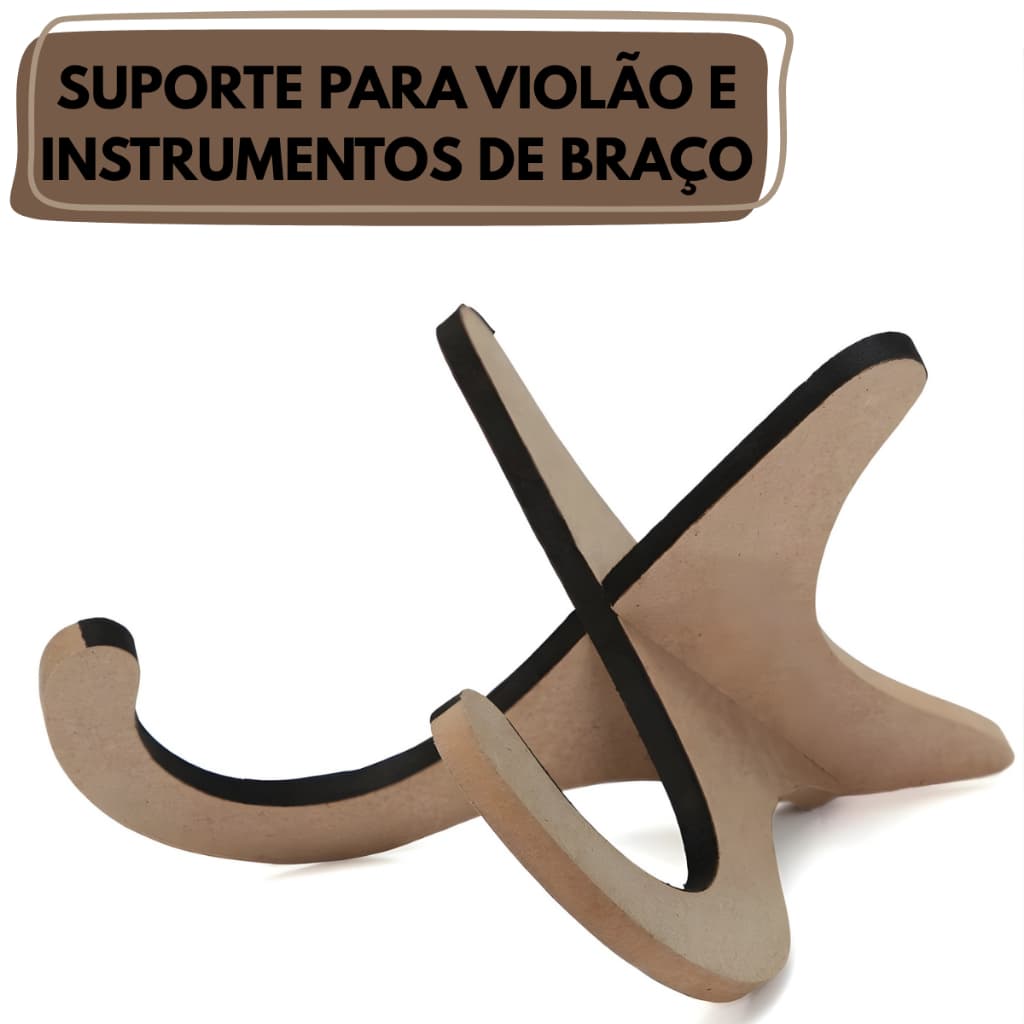 Suporte de chão para Violão ou Guitarra  em MDF