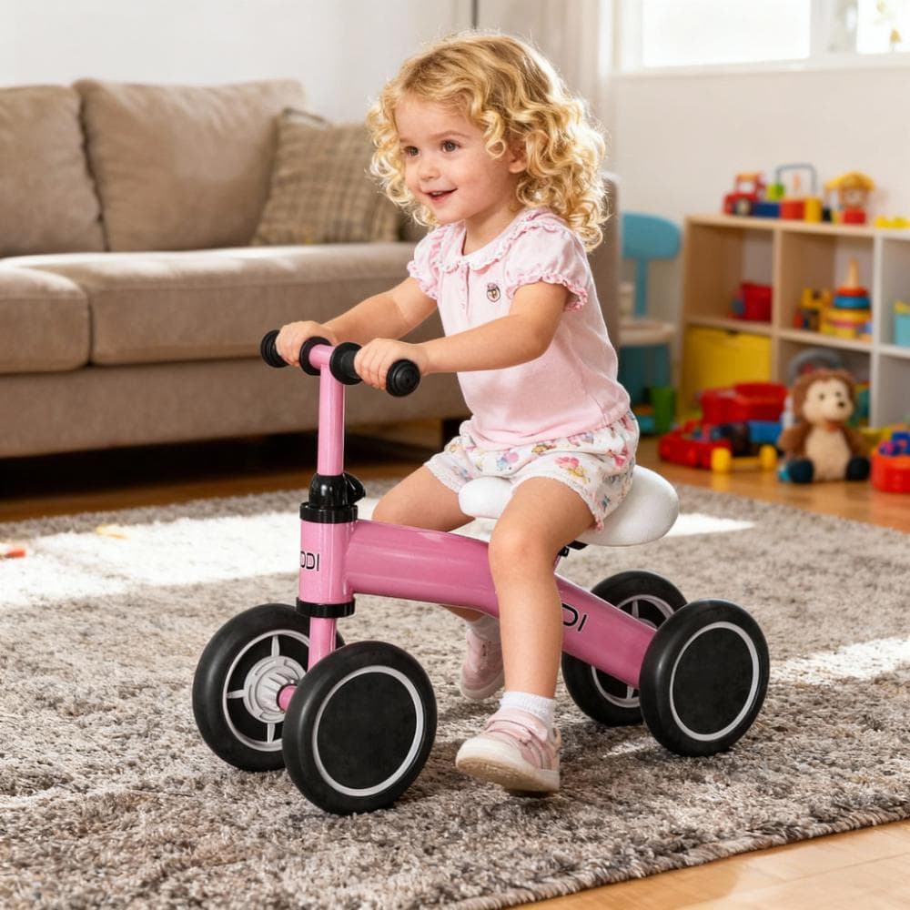 Carrinho de Equilíbrio Infantil KODI 4 Rodas Sem Pedal | Brinquedo para Aprender Andar | Assento Confortável - P14