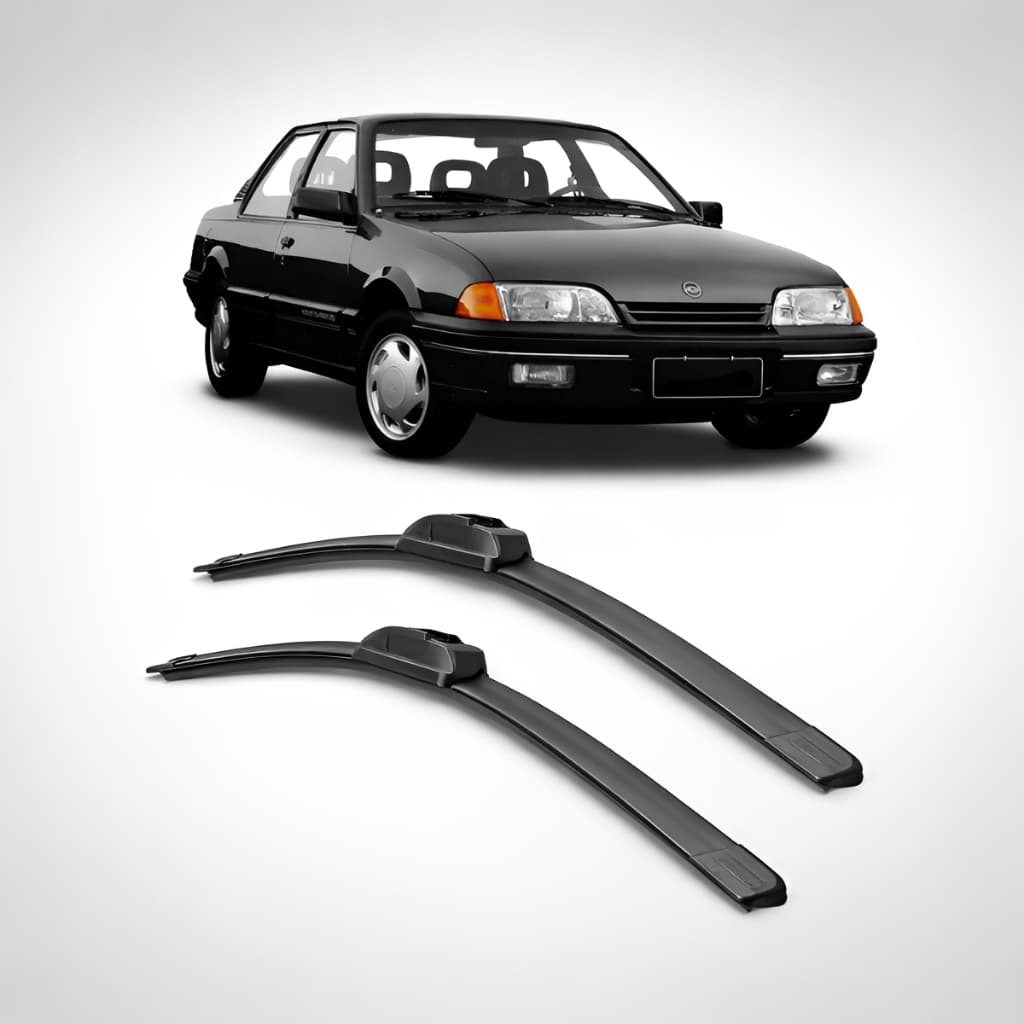 Kit Palheta Limpador Parabrisa Silicone Chevrolet Monza 1982 A 1996