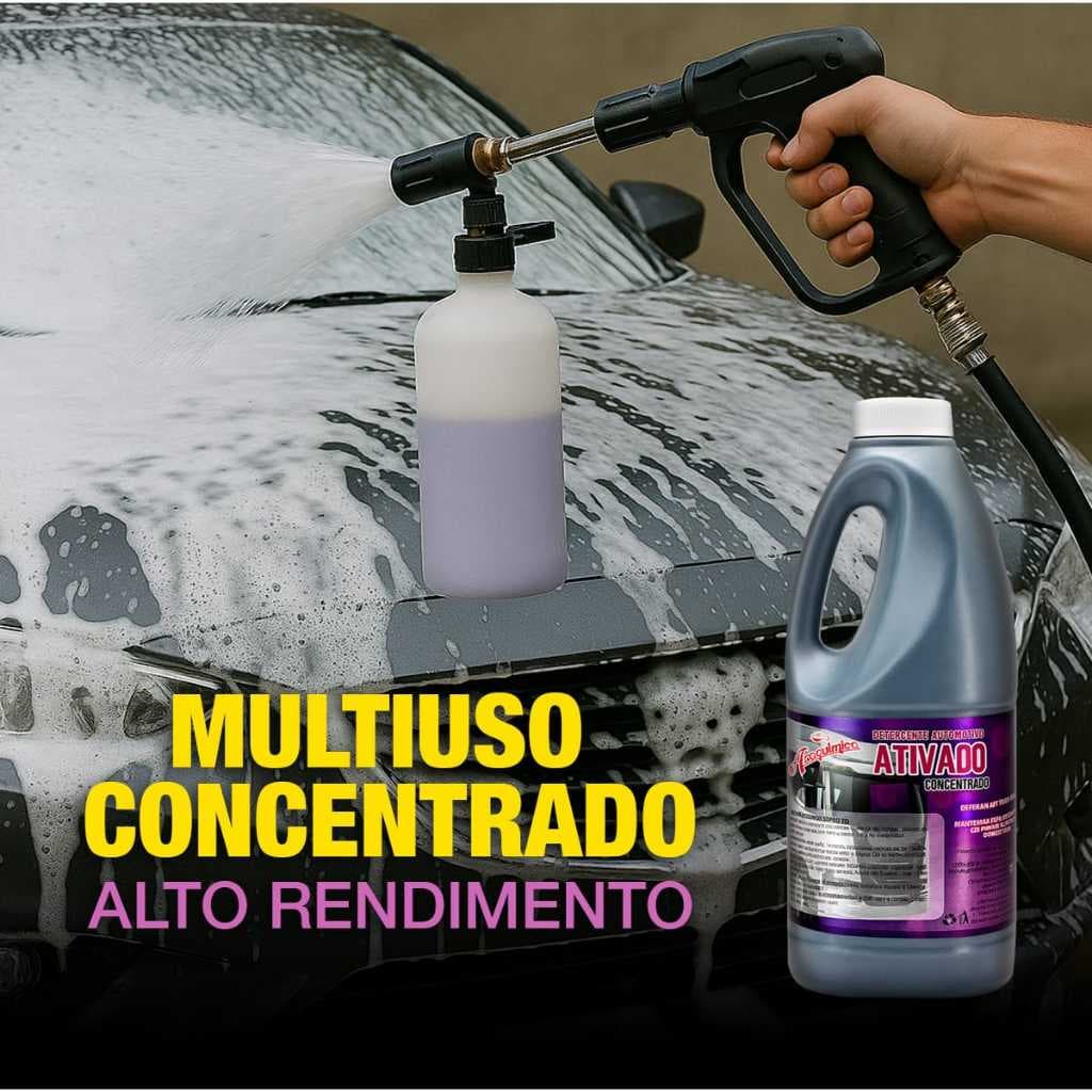Intercap Concentrado 2 Litros Limpeza Pesada Automotivo Residencial Construção Civil Limpa Baú
