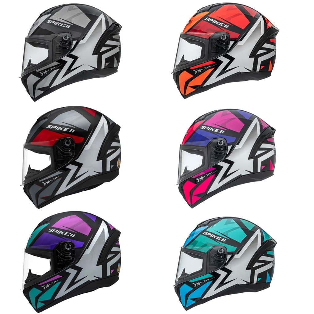 Capacete moto fechado Peels Spike II Lançamento 2026 1ST Cores novas cores!