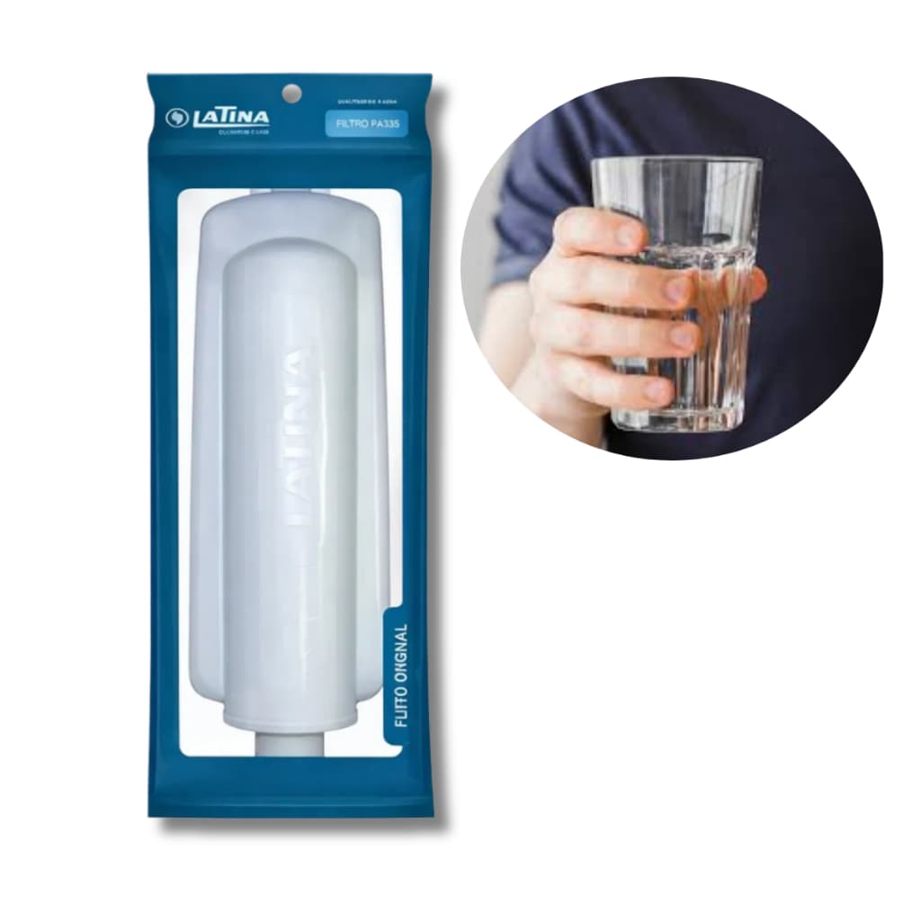 Filtro Refil Latina P355 Original Purificador Água Puri Ice Fun Kitchen Compatível PA355 XPA375