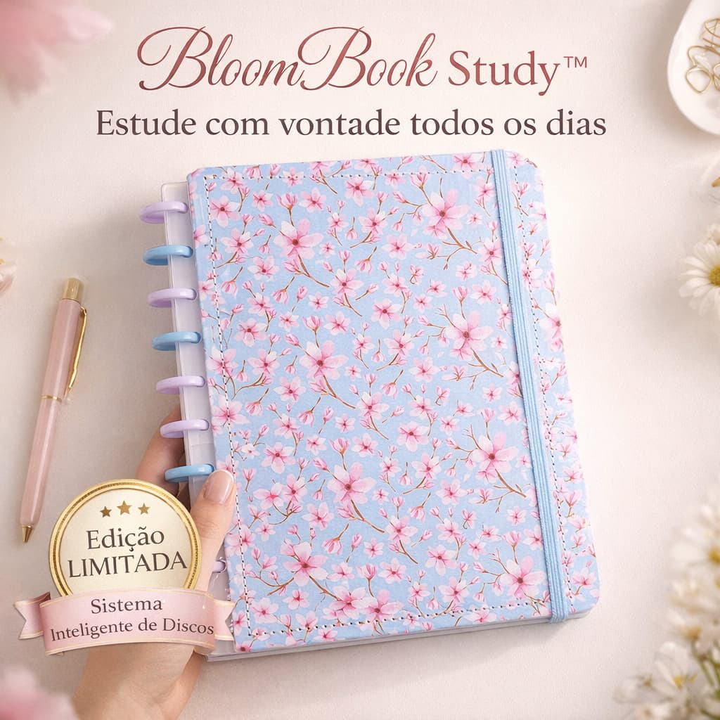 Caderno Anotacoes Medio Capa Dura Discos Reposicionaveis Organizador Estudo Escolar Trabalho