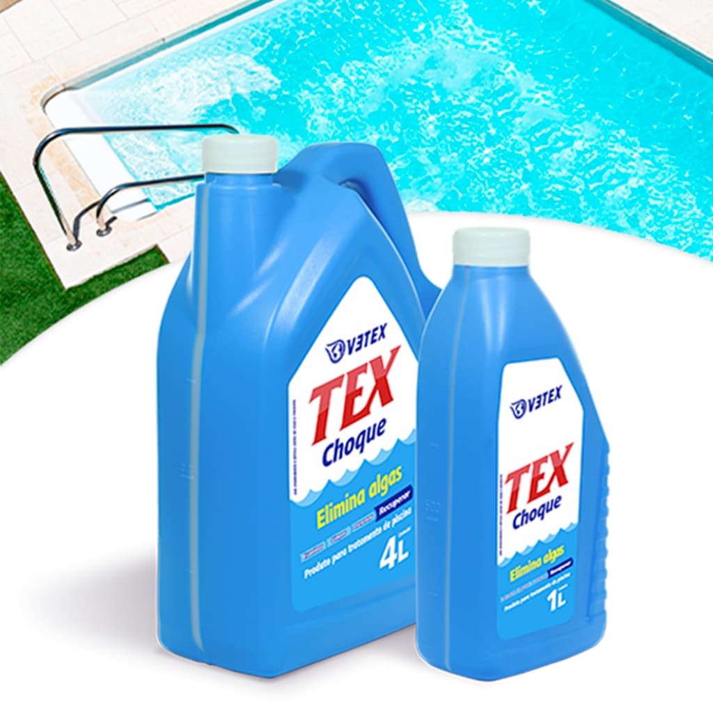 Choque Concentrado Tratamento Para Piscinas Verdes Anti Algas Vetex