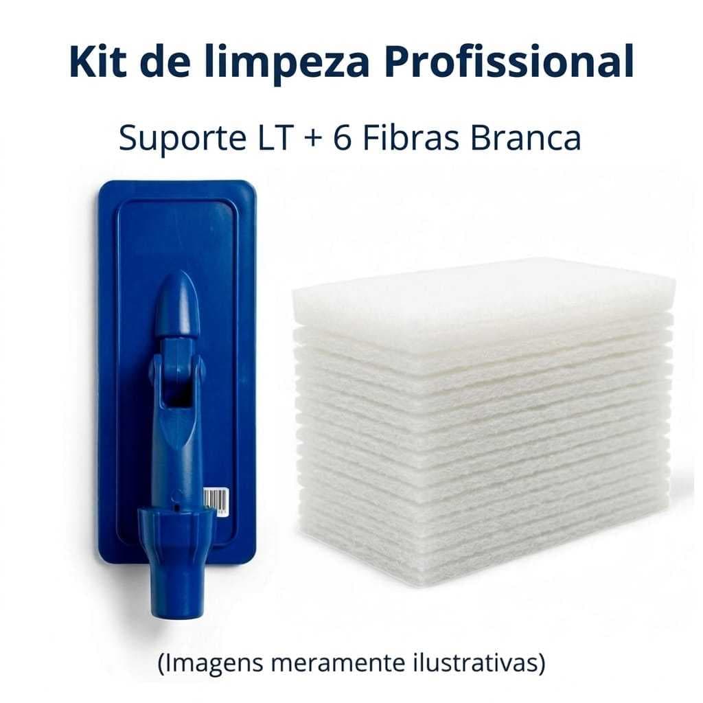 Suporte LT + 6  fibras limpeza Leve Antirisco