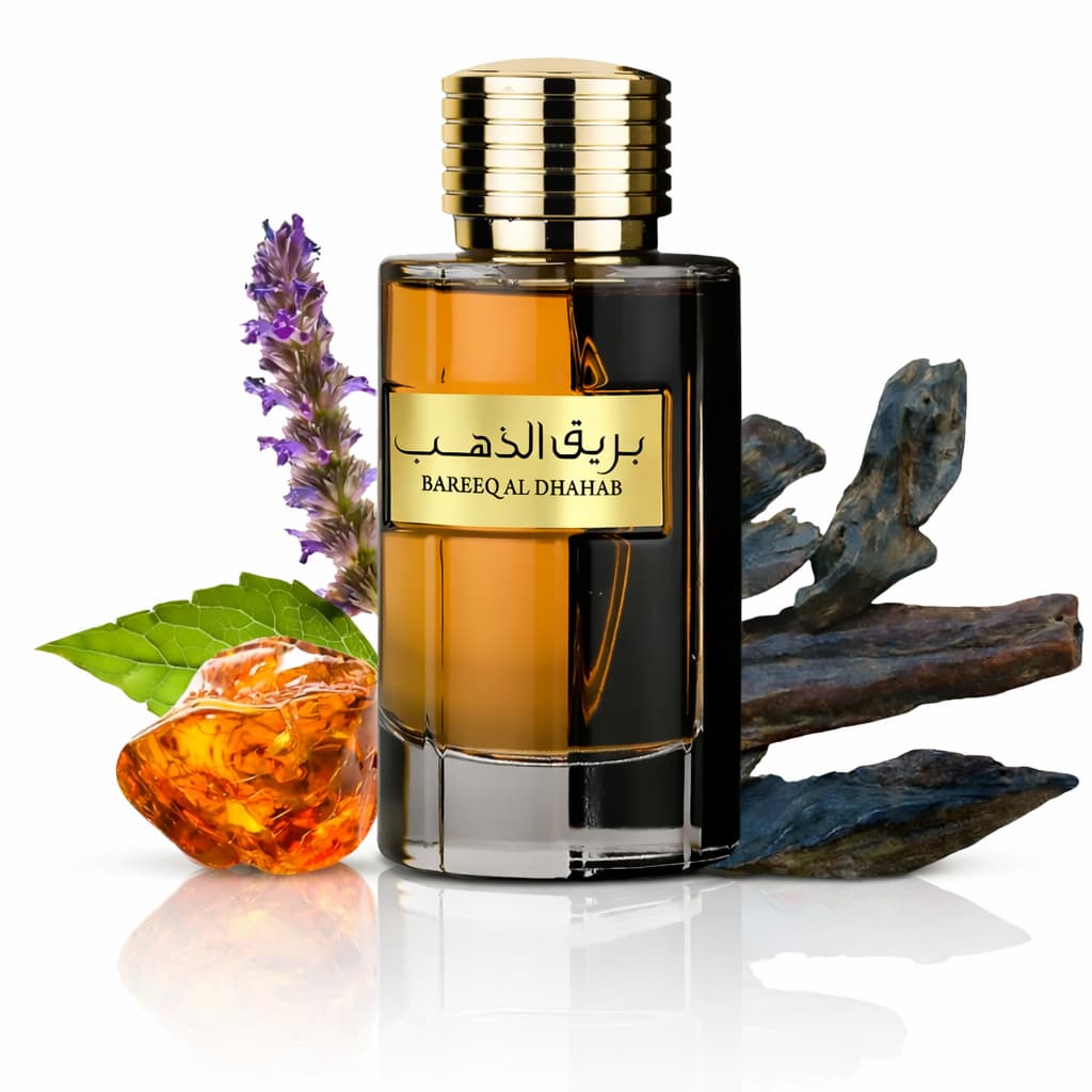 Perfume Masculino Árabe Bareeq Al Dhahab Oud Intenso Âmbar 100ml