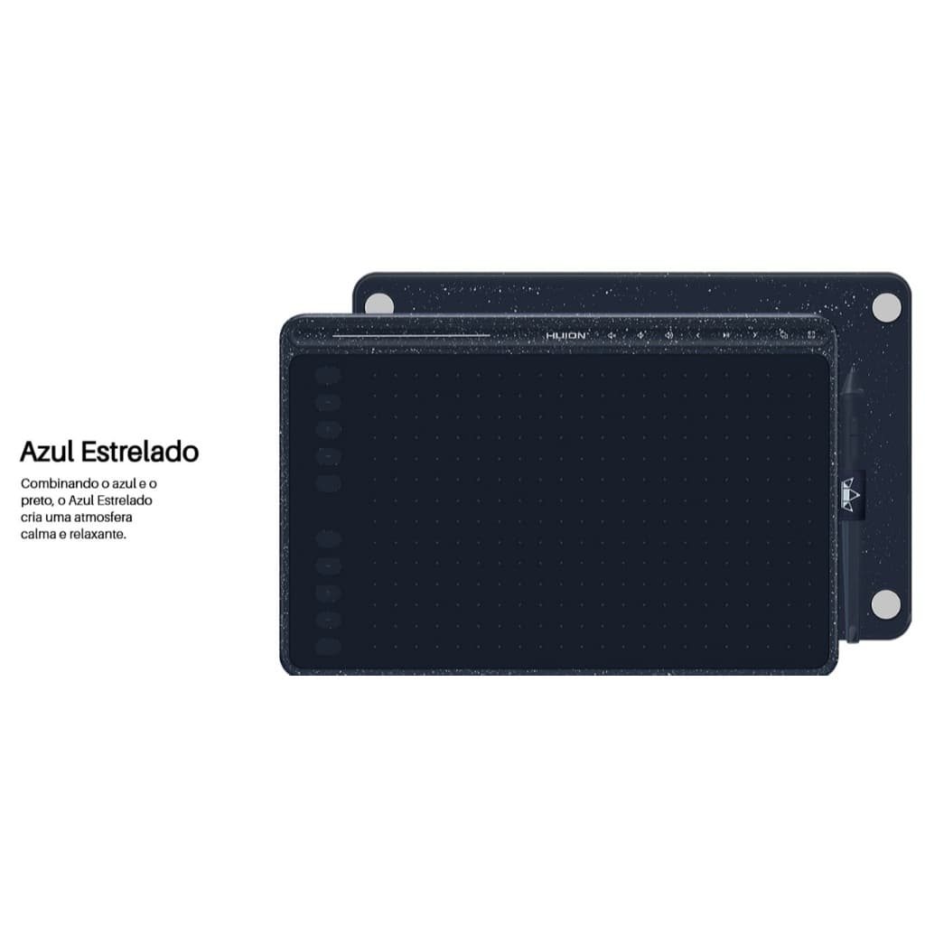 Mesa Digitalizadora Huion HS 611 - AZUL ESTRELADO
