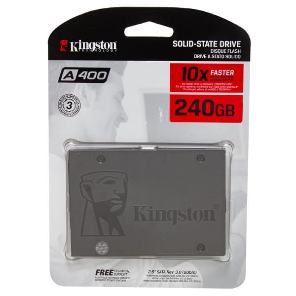 SSD KINGSTON A400 240GB SATA III - NOVO LACRADO ORIGINAL KINGSTON COM GARANTIA E NOTA FISCAL