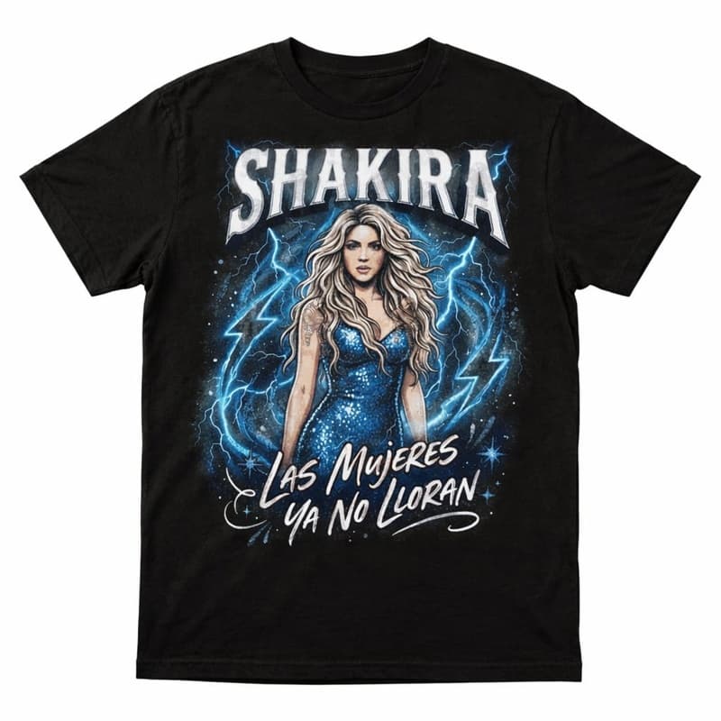 T-Shirt Masculina Shakira Tempestade Lançamento 100% Algodão Camisetão Solta Plus Size Envio Rapido
