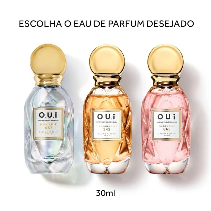 O.U.i Eau de Parfum 30ml Lacrado | Madeleine 862 | Mon Amie 037 | L’Amour-Esse 142 | Scapin 245 | Original