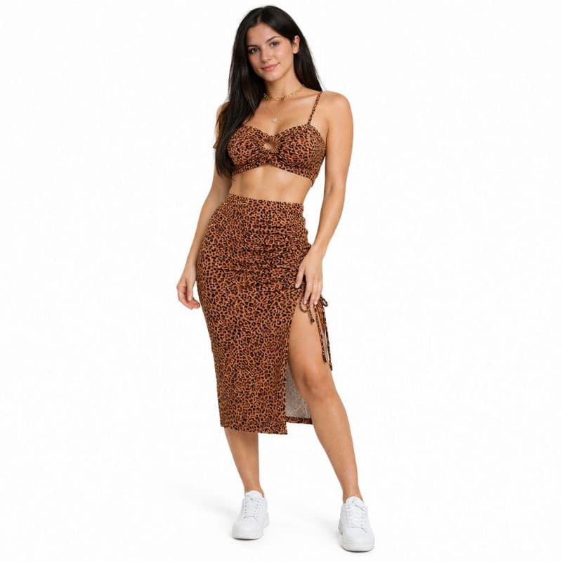 Conjunto feminino saia e top