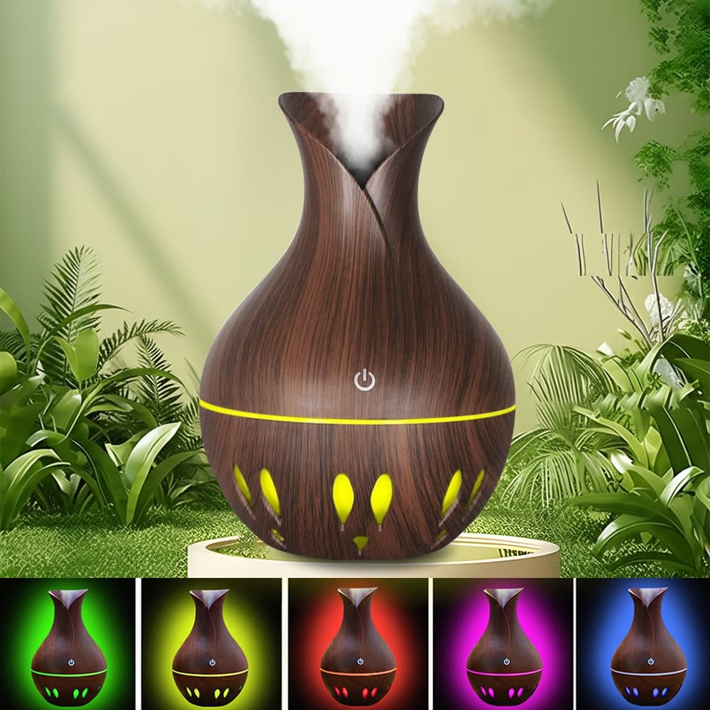 Umidificador Humidificador De Ar Difusor Aromatizador De Ambiente Elétrico Com Desligamento Automático Sem água