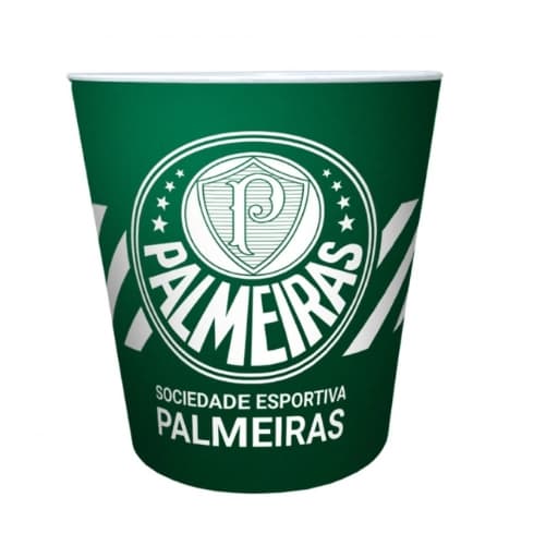 Balde Pipoca Palmeiras Grande Balde Time Mancha Verde 2500ml