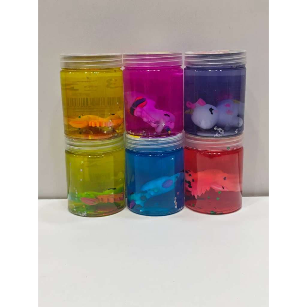 Slime Transparente com Brinquedo Surpresa