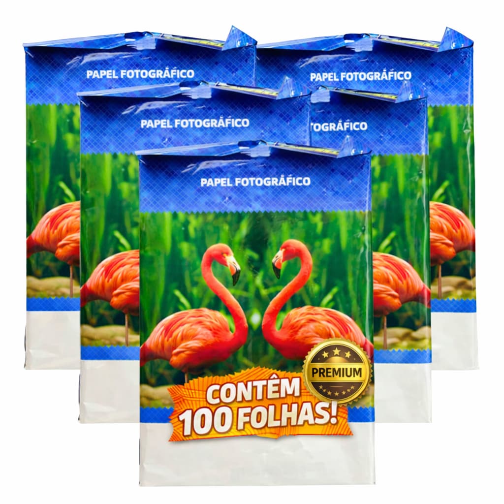 PAPEL FOTOGRÁFICO A4 230G GLOSSY PROFISSIONAL ALTA QUALIDADE 100 FOLHAS