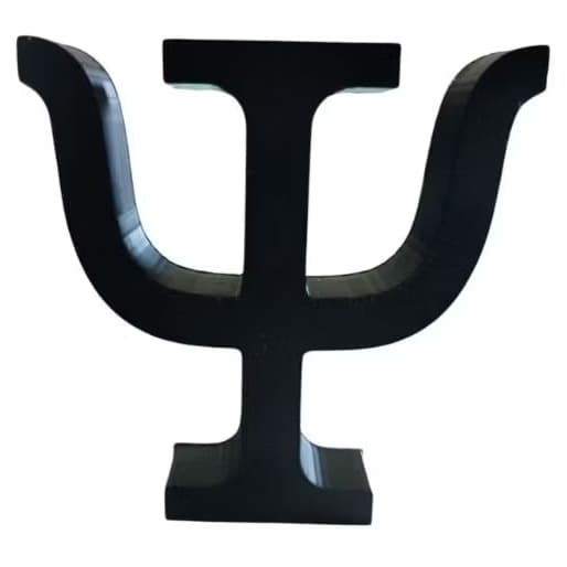 Logo Psicologia 3D PLA Objeto de Decoração Escritório Psicólogo e Acadêmico