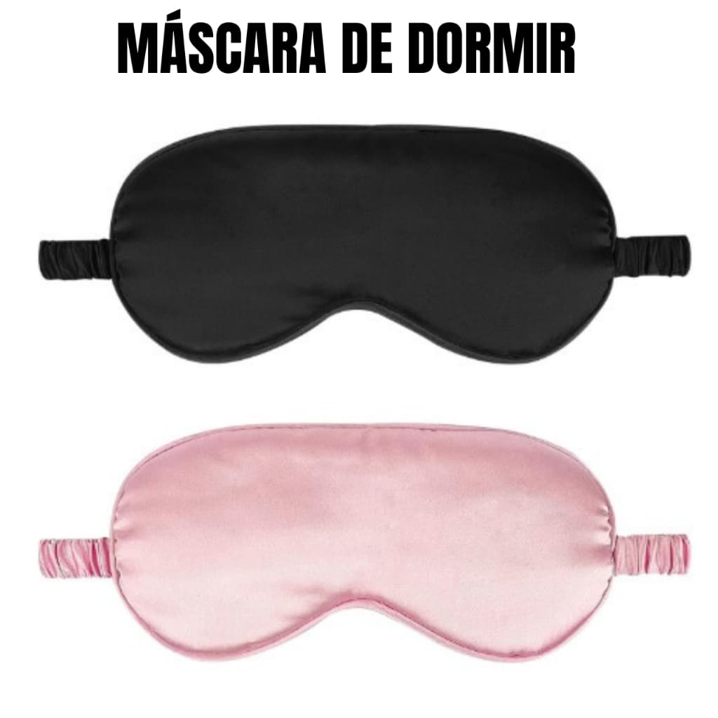 Máscaras de Dormir, Tapa Olho de Cetim Confortavél com Cores Lindas para viagem, Descanso, Presente