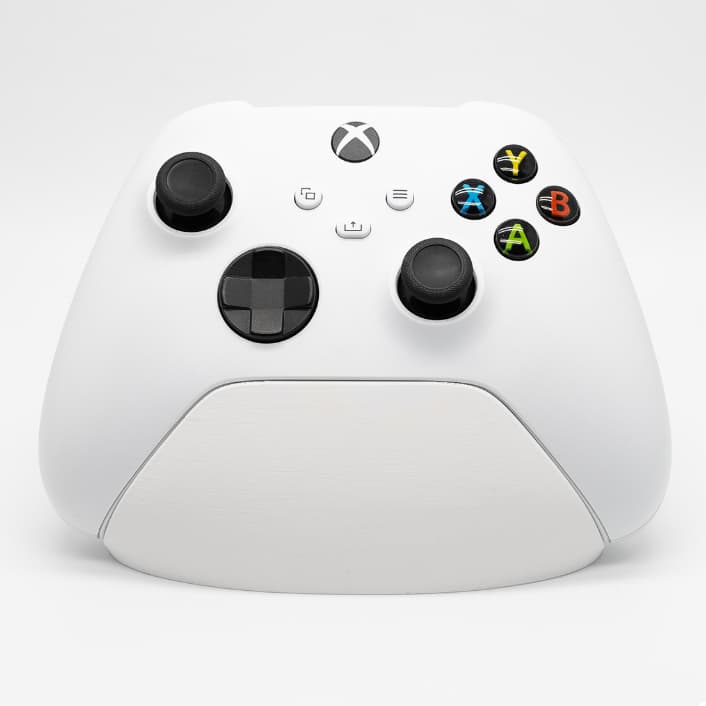Suporte para Controle Xbox - Branco: Design Elegante, Funcionalidade Inteligente, Sustentável