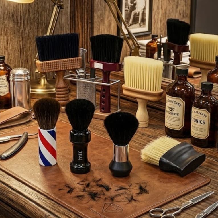 Espanador de Pescoço e Limpeza Para Barbearia Diversos Modelos