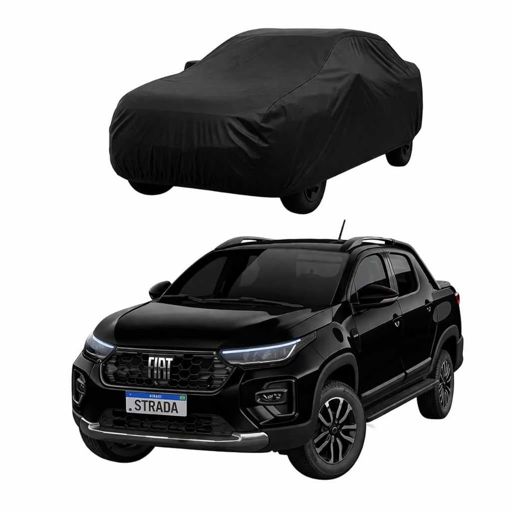 Capa Cobrir Carro Couro 100% Forrada Anti-gato Nova Strada