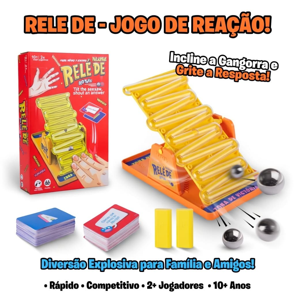 Jogo de Equilíbrio Divertido com Cartas Desafio Interativo para Crianças e Família
