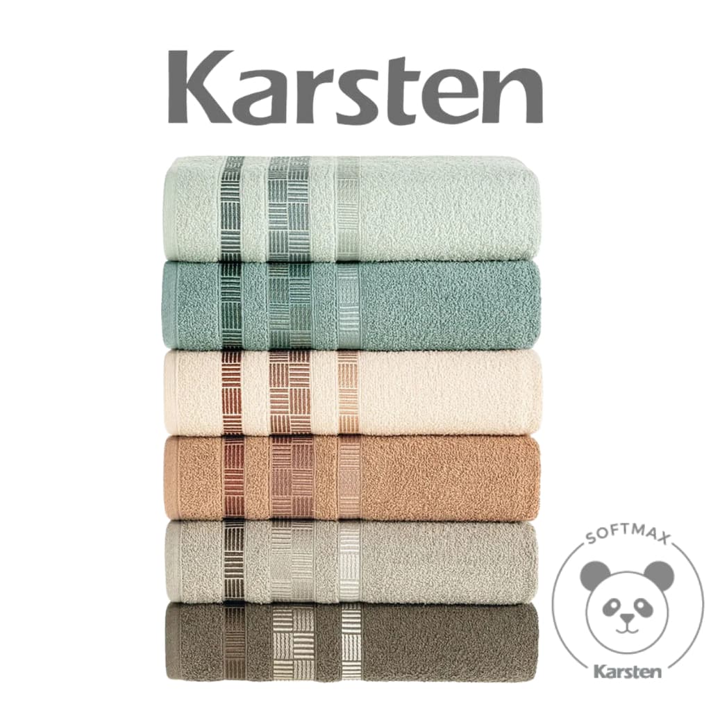 Toalha Karsten Moreto 100% Algodão Softmax