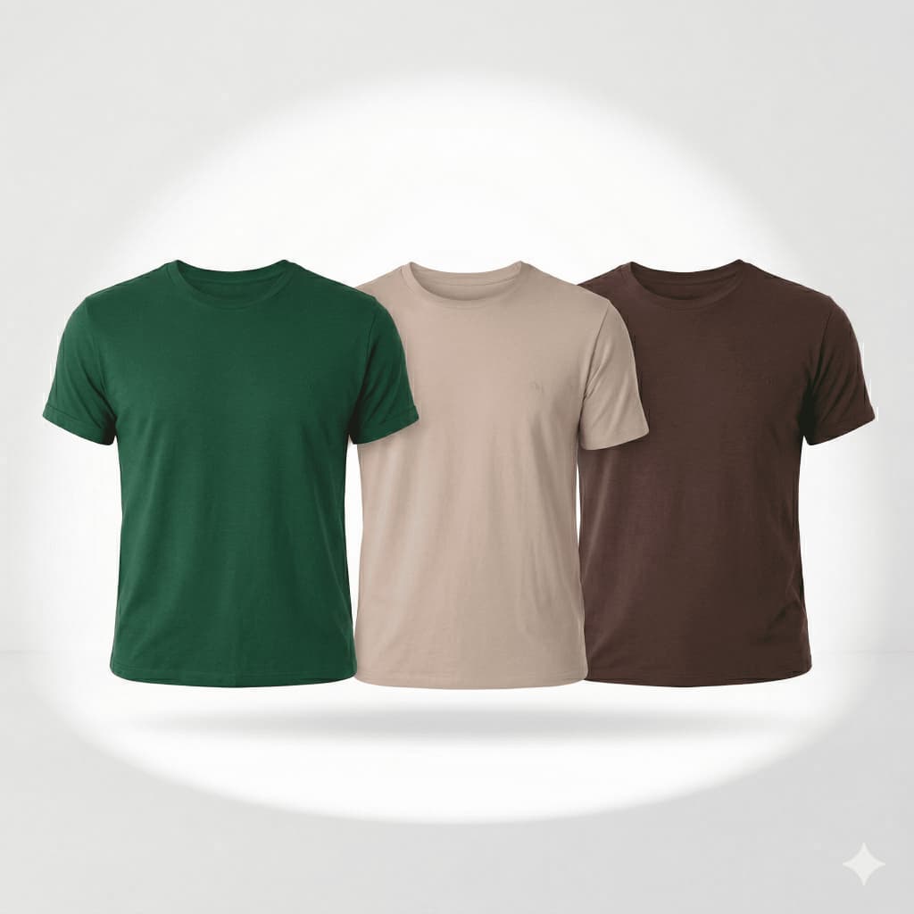 Camiseta Basica Ogochi Masculina Original Algodão Gola Redonda