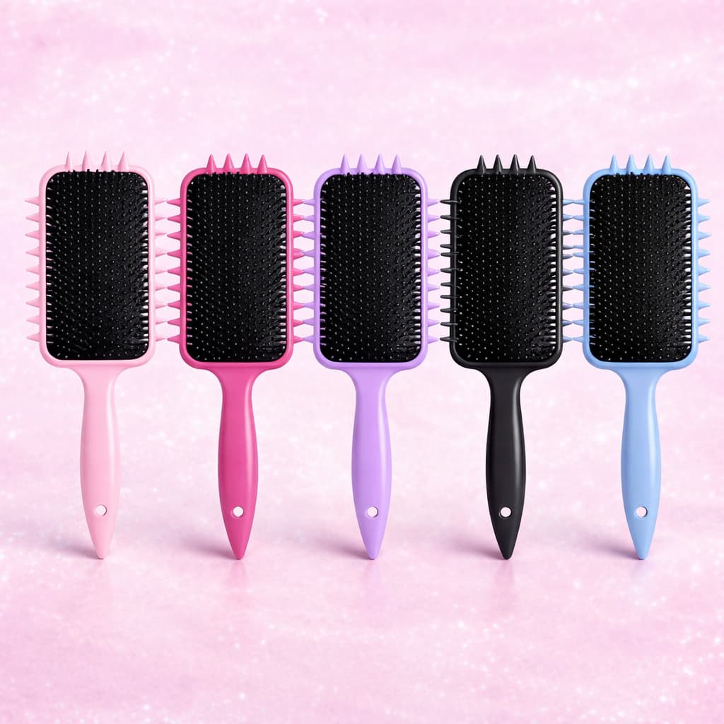 Escova Onda Finalizadora Beauty Flash Definição de Cachos e Finalização para Cabelo Cacheado Crespo escova Fitagem