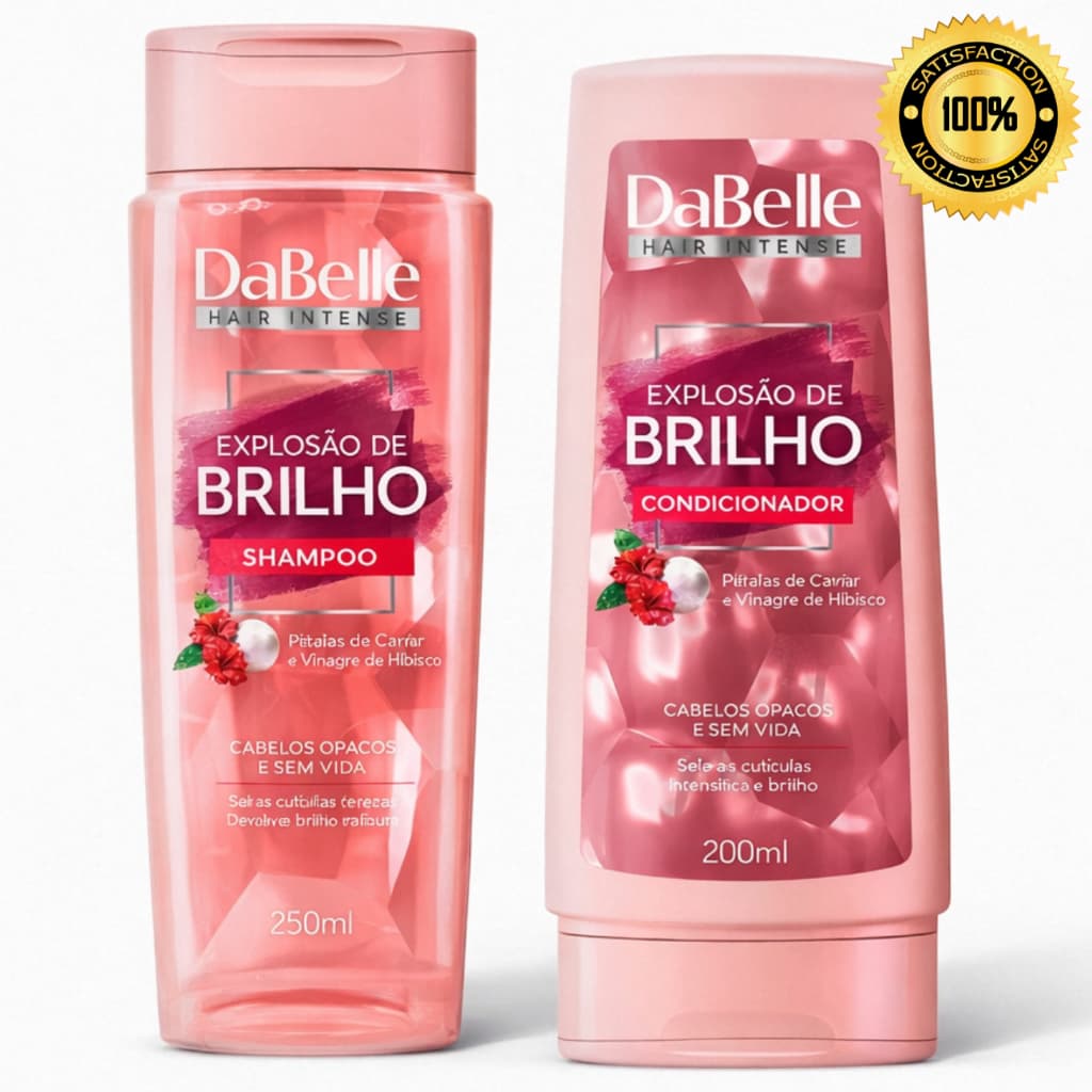 Kit Shampoo e Condicionador Explosão de Brilho Dabelle