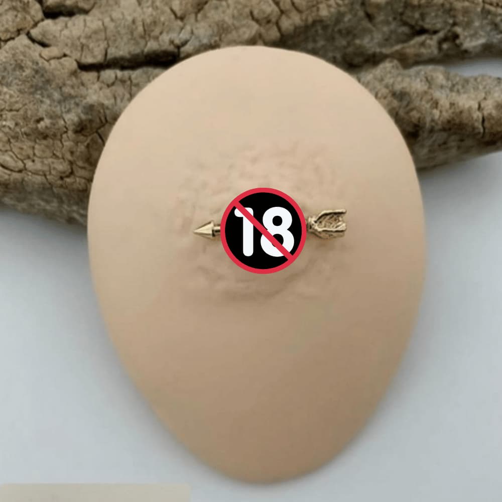 Mamilo de Silicone Realista Cyberskin Treinar Perfuraçao Expositor Piercing Nude