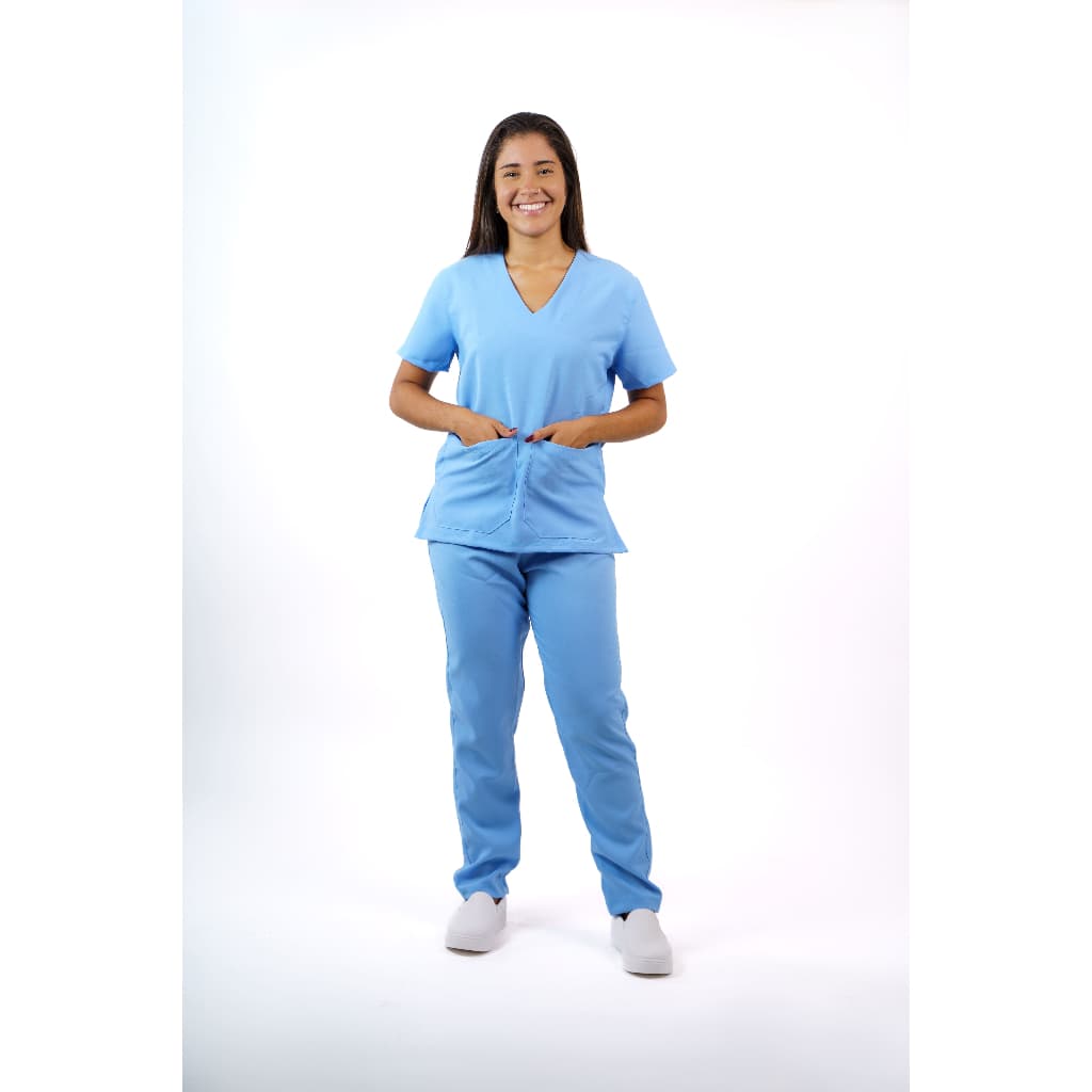 Pijama Hospitalar Feminino Conjunto Calça e Blusa