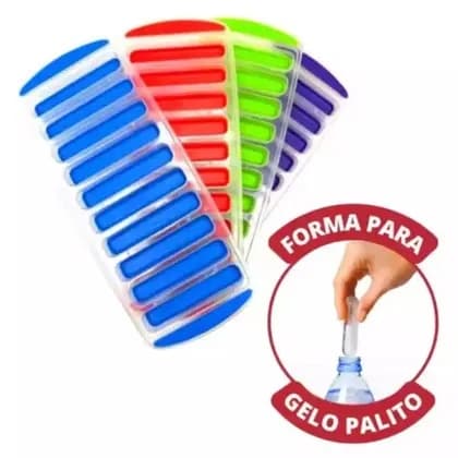 Forma de Gelo Silicone Palito Flexível para Garrafas