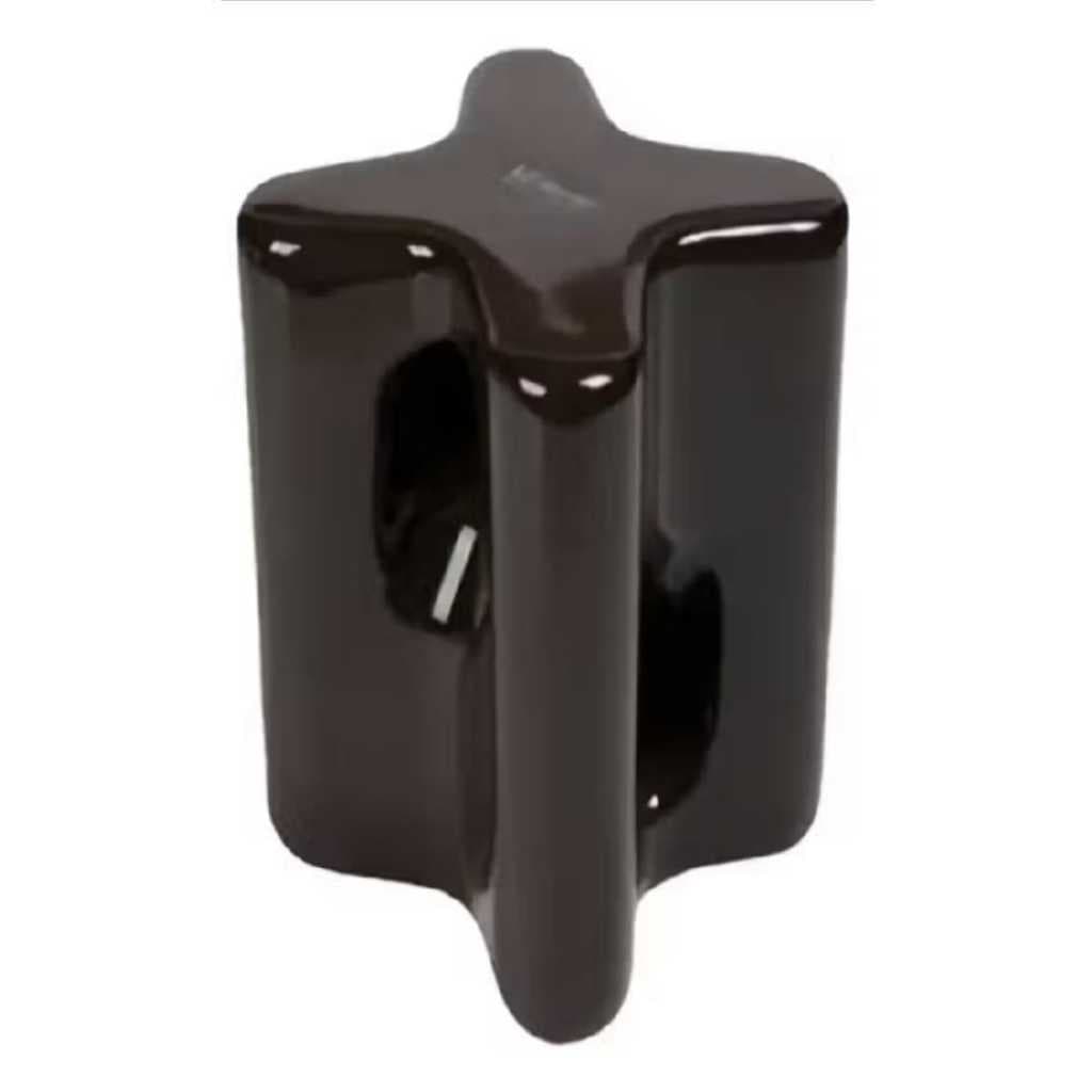 Porcelana Isolador Castanha Porcelana 90x85mm 10 Unidades