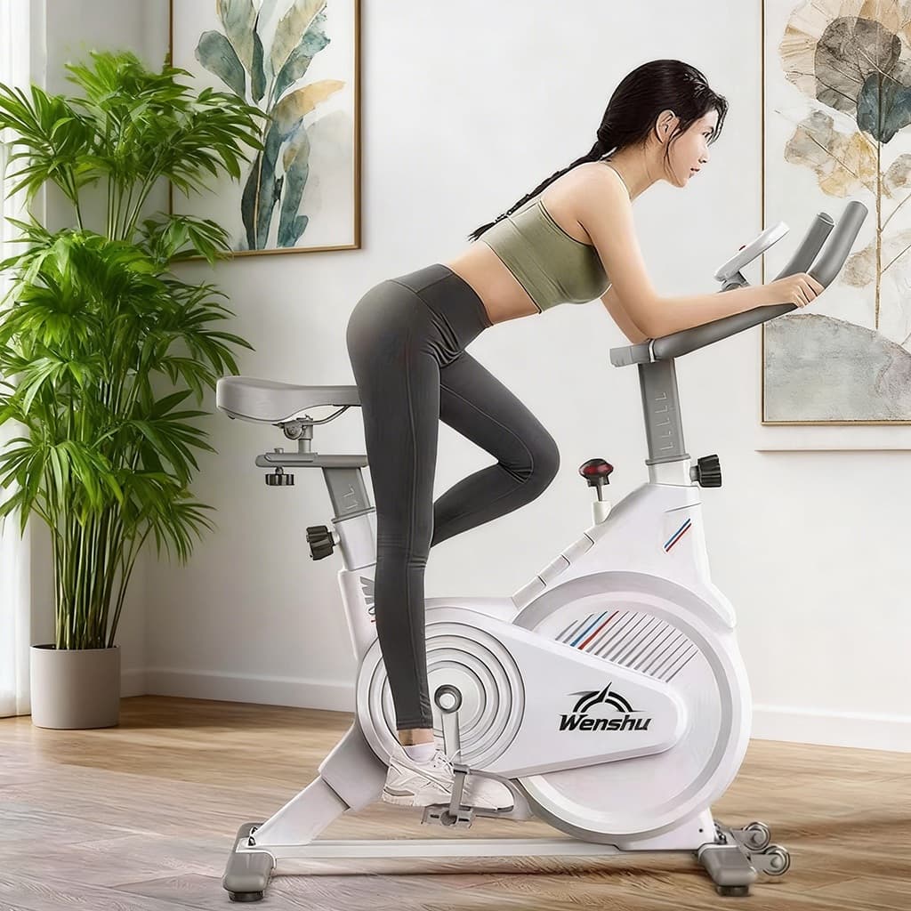 Bicicleta Fitness Ergométrica e Silenciosa - Bike Spinning para Apartamento Apoiar 150kg