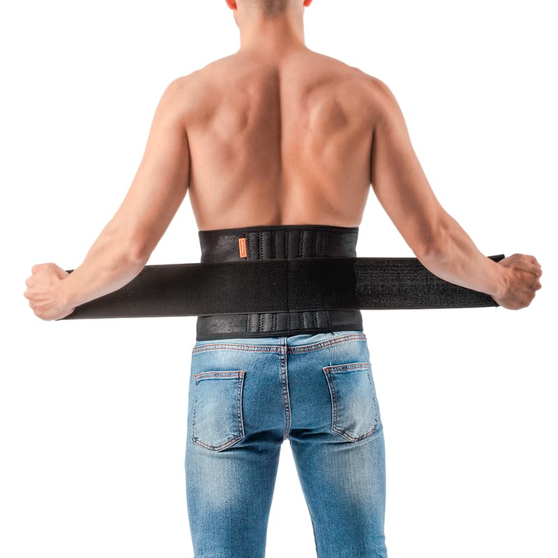 CINTA LOMBAR HIDROLIGHT COM HASTES DE AÇO FLEXIVEL