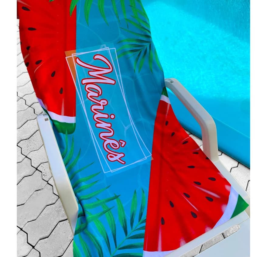 Toalha de Praia Personalizada - Aloha