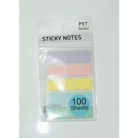 Notas adesivas coloridas marcador de página Stick note a prova d'água papelaria flags