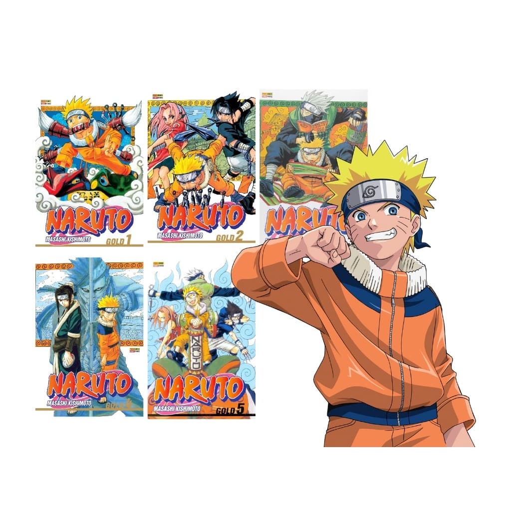 Naruto Gold Mangá em Português Quadrinhos Panini Shonen Jump