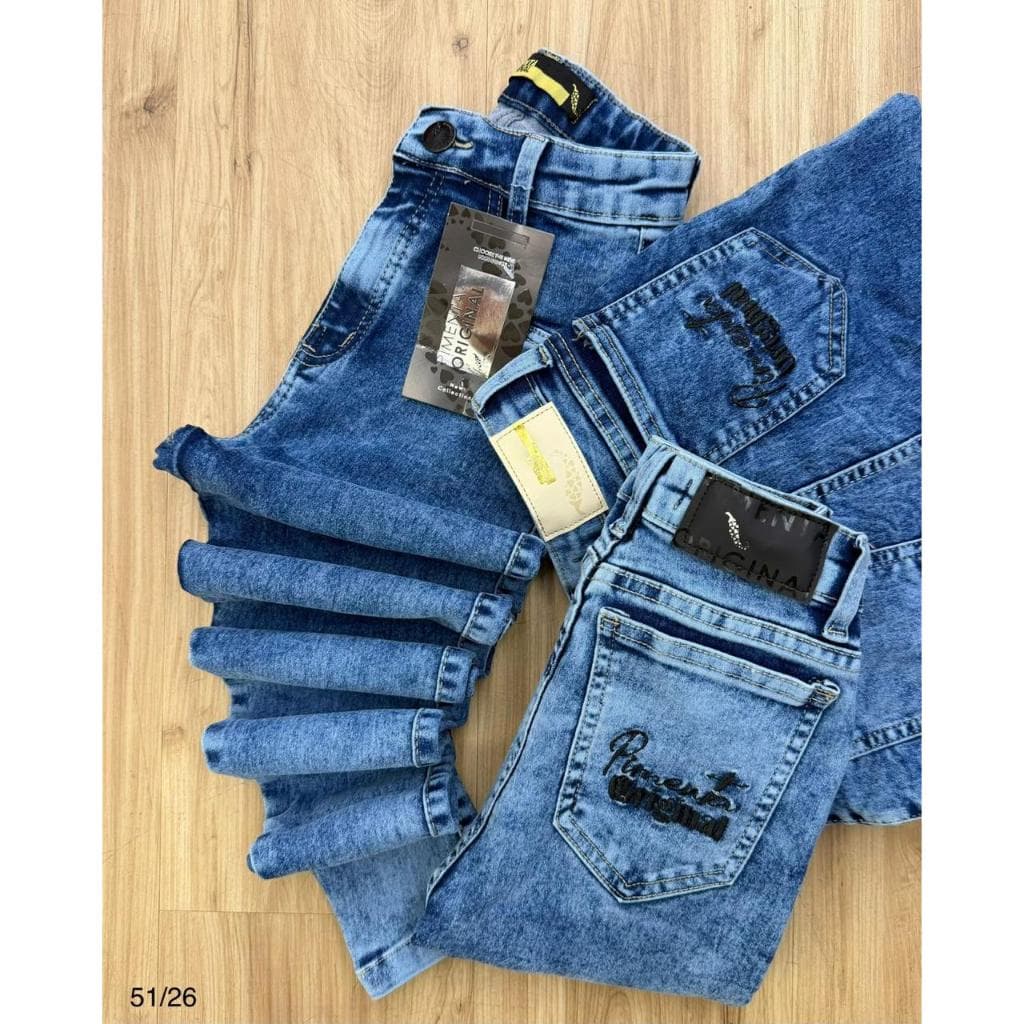 Calça Jeans Feminina Sal e Pimenta e Pimenta Doce - Vários Modelos - Levanta Bumbum