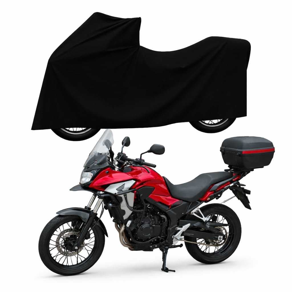 Capa Cobrir Moto Anti Risco Impermeável Cb 500x Com Baú