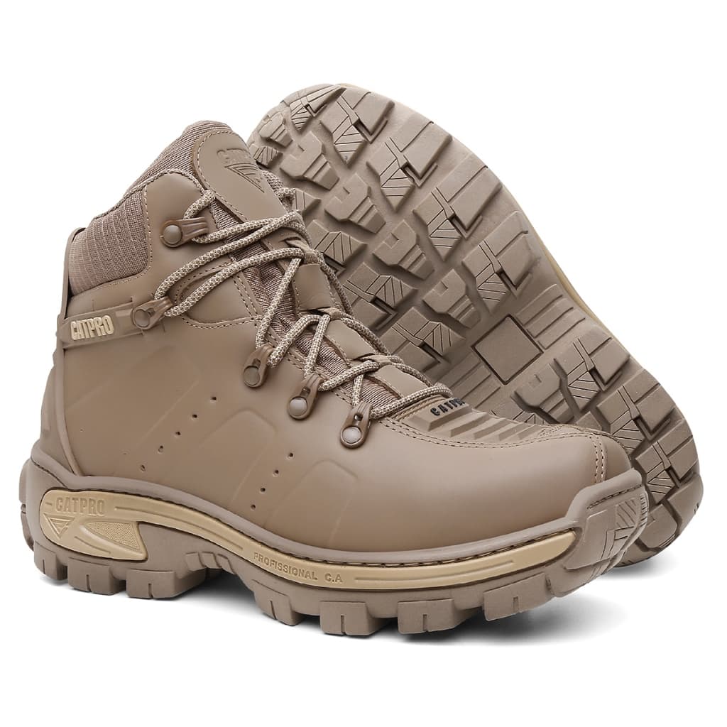 Coturno Motociclista Masculino C.A Bota CatPro Segurança Resistente Estabilidade Solado Microexpandido Tratorado Trilha