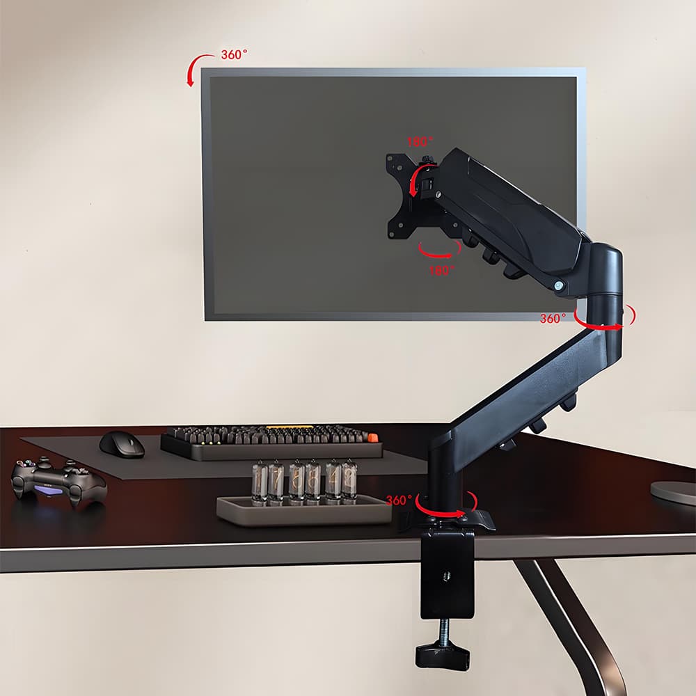Suporte De Monitor Articulado De 17 Até 32 Para Tv/monitor Braço Articulado Ajuste Altura Até 9kg-U5