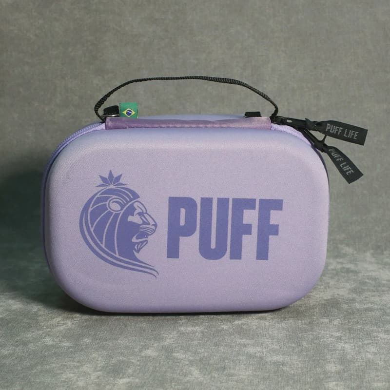 Case Puff Life Colors Lilás Modelo Pro – Premium, Compacta e Resistente | Original | Envio Rápido 🚀