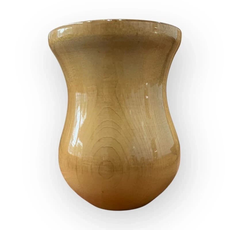 Cuia de Madeira Selada para Chimarrão Luxo do Mate – Higiênica, Não Absorve Odores, Acabamento Premium Qualidade........